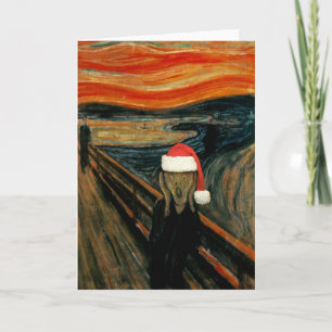 Skräm Santa Greeting Card Helgkort