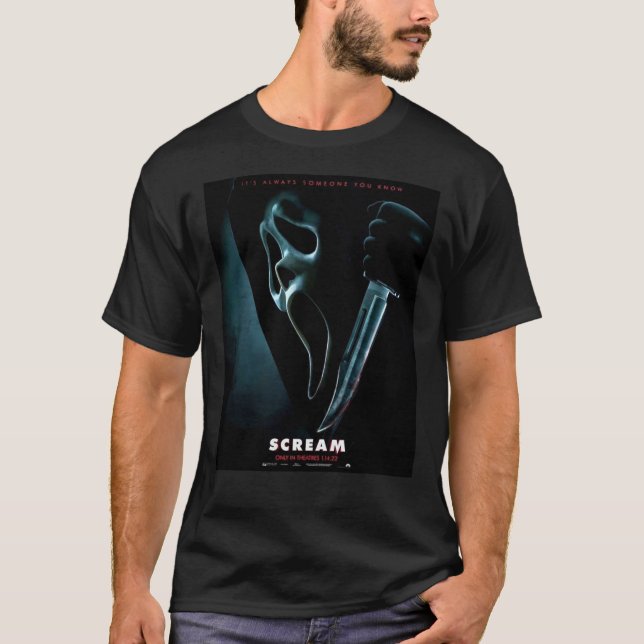 Skräm Skräm 5 2022-skräckfilmen poster Classic  T Shirt (Framsida)