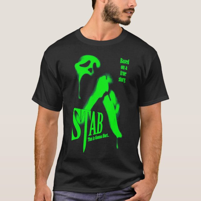 Skräm Stab Movie Classic T-Shirt (Framsida)
