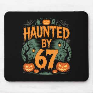 Skrämd av 67 Meme Halloween-pumpa Musmatta