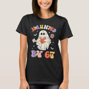 Skrämd av 67 Meme Rolig Sex Sju 6 7 Halloween T Shirt