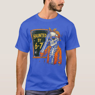 Skrämd av 67 rolig kuslig lärare Halloween sex S T Shirt