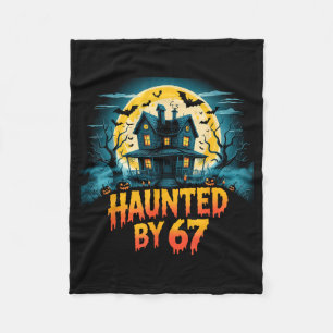 Skrämd av 67 Rolig Six Seven Meme 6 7 Halloween C Fleecefilt