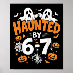 Skrämd av 67 roliga Halloween-pumpa och spökdräkt Poster
