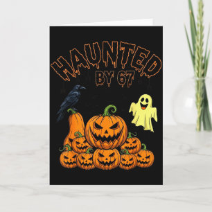 Skrämd av 67 roliga Halloween Soky säsongens pumpa Kort
