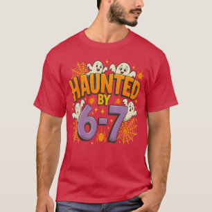 Skrämd av 67 Rollig Sex Sju 67 Meme Kuslig Spöke T Shirt