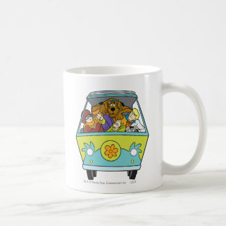 Skrämd i Maskin vid Mysteri Kaffemugg