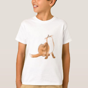 Skrämda räv t shirt