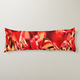 Skrämda röda band som simulerar rörelse kroppskudde