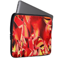 Skrämda röda band som simulerar rörelse