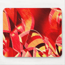 Skrämda röda band som simulerar rörelse över orang