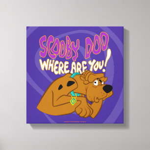 Skrämda Scooby-Doo Canvastryck