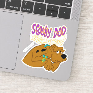 Skrämda Scooby-Doo Klistermärken