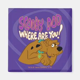 Skrämda Scooby-Doo Magnet