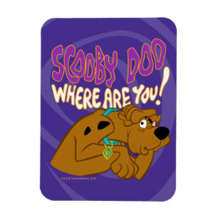 Skrämda Scooby-Doo Magnet