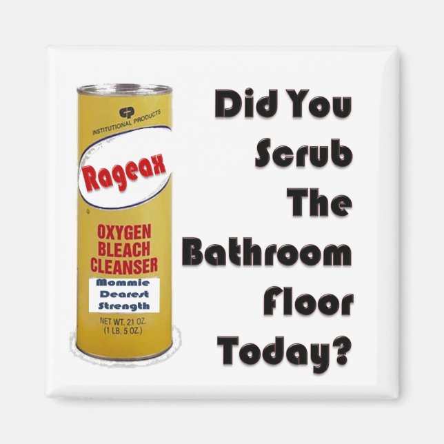 Skrämde du i Bathroom Golv i dag? Magnet (Framsidan)