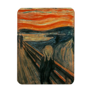 Skrämen av Edvard Munch Magnet