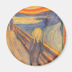 Skrämen av Edvard Munch Magnet