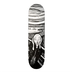 Skrämen av Edvard Munch Skateboard Bräda 20,5 Cm