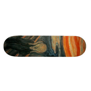 Skrämen - Edvard Munch Mini Skateboard Bräda 18,5 Cm