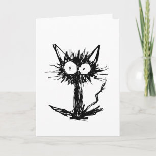 Skrämma den svart katten kort