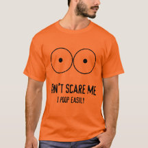 Skrämma inte mig I-poopen lätt roliga Halloween T