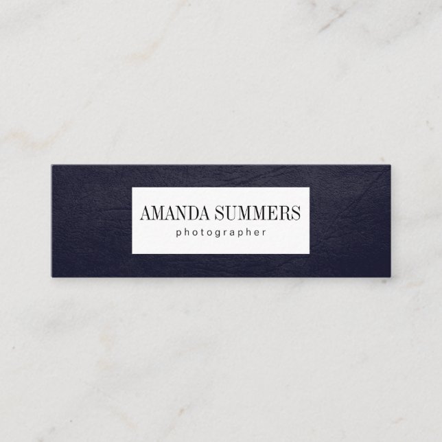 Skrämma Lila Mini Visitkort (Framsida)