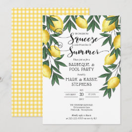 Skrämma lite mer ur sommarleemons BBQ Inbjudningar