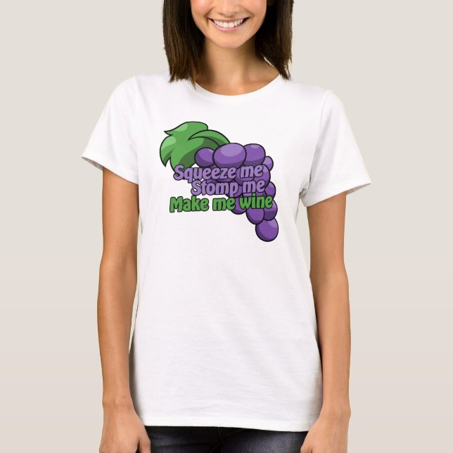 Skrämma mig, så gör jag mig till vin tee shirt (Framsida)