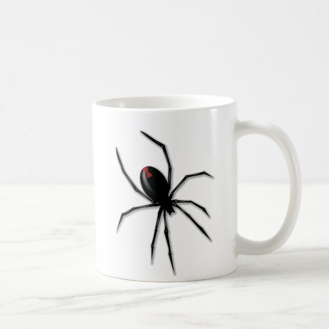 Skrämmande 3D Spindel Kaffemugg (Höger)