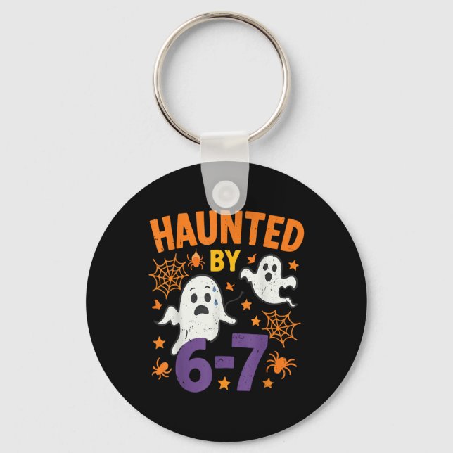 Skrämmande 67 Ghost Math Lärare Halloween Kostym M Nyckelring (Framsida)
