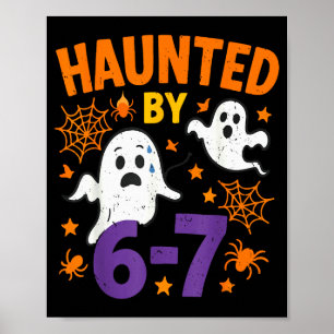 Skrämmande 67 Ghost Math lärare Halloween kostym M Poster
