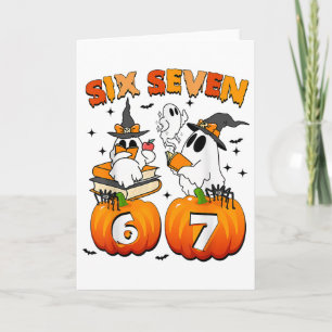 Skrämmande 67 Meme Sex Sju 6-7 Roligt Internet skä Kort