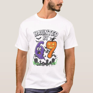Skrämmande 67 Meme Sex Sju 6-7 Roligt Internet skä T Shirt