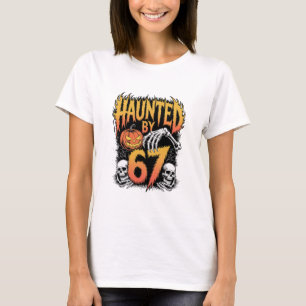 Skrämmande 67 Meme Sex Sju 6-7 Roligt Internet Skä T Shirt