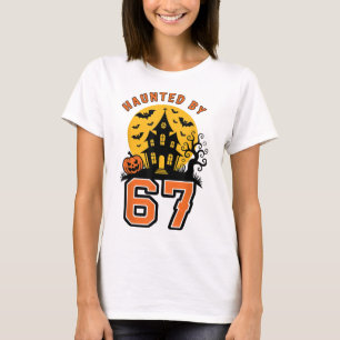 Skrämmande 67 Meme Sex Sju 6-7 Roligt Internet Skä T Shirt