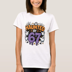 Skrämmande 67 Meme Sex Sju 6-7 Roligt Internet Skä T Shirt