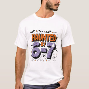 Skrämmande 67 Meme Sex Sju 6-7 Roligt Internet Skä T Shirt