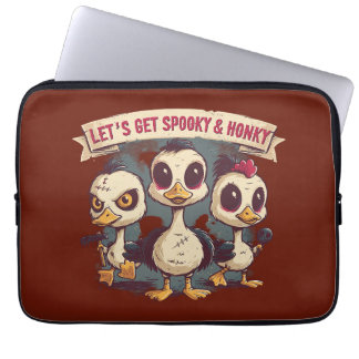Skrämmande anka Halloween laptopsleeve Laptop Fodral