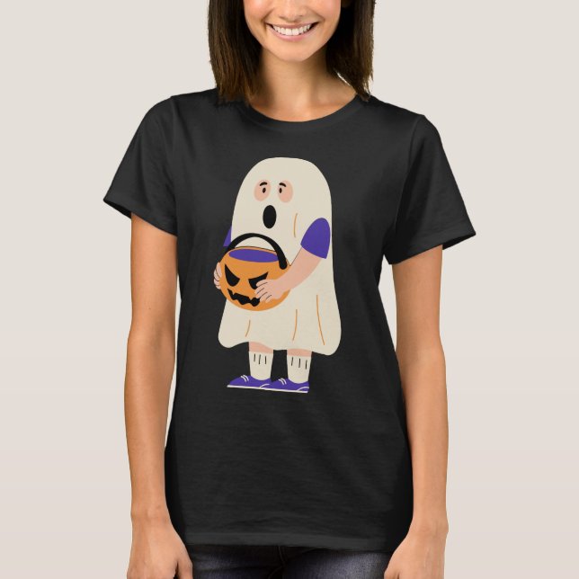 Skrämmande ansikte t shirt (Framsida)