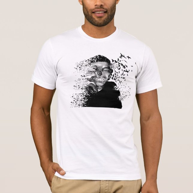 Skrämmande Ansikte T Shirt (Framsida)