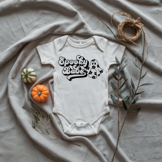 Skrämmande Baby Body – Söt Halloween-outfit T Shirt
