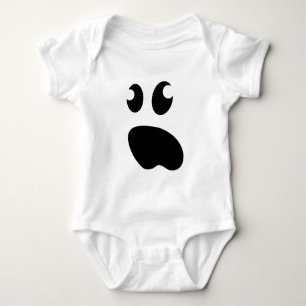 Skrämmande baby-spöke Halloween-fest kostym bodysu T Shirt
