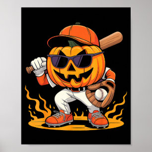 Skrämmande baseboll Halloween kostymer Män Pojkar  Poster