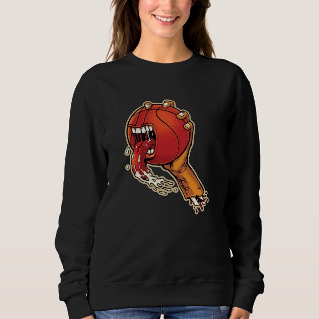 Skrämmande basket t shirt (Framsida)