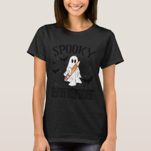 Skrämmande beteendeinterventionist Halloween-skola T Shirt