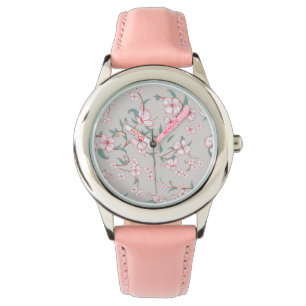Skrämmande blommönster armbandsur