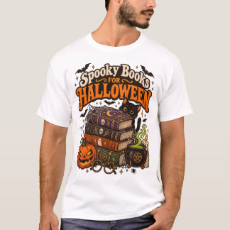Skrämmande böcker för Halloween – Vintage häxiga k T Shirt