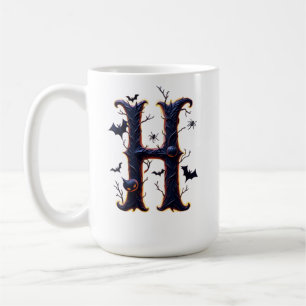 Skrämmande bokstaven H män Kaffemugg
