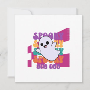 Skrämmande Boo Inbjudningar